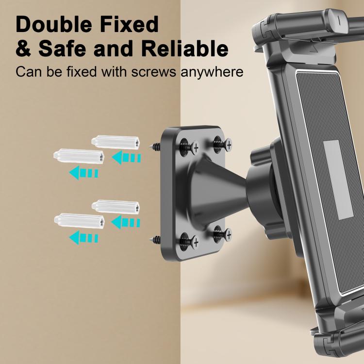 Wall-mounted Mobile Phone Tablet Universal Bracket(4.7-15 Inch) - Shower & Wall Mounts by buy2fix | Online Shopping UK | buy2fix