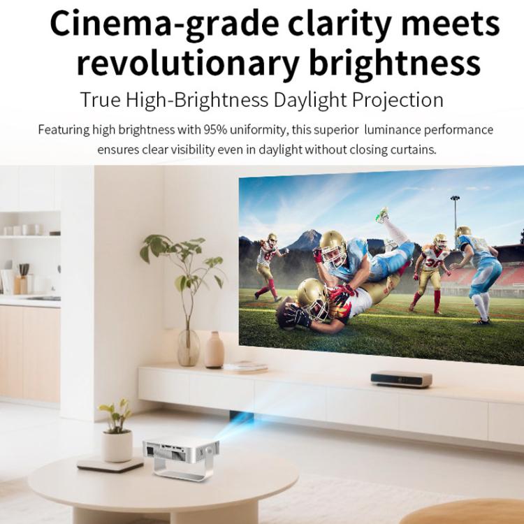 360 Degree Wireless Micro Android Projector(EU Plug) - LED Projector by buy2fix | Online Shopping UK | buy2fix