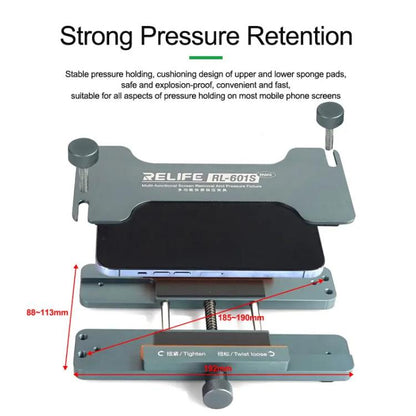 RELIFE RL-601S Mini Mobile Phone Screen Removal Clamp Easily Remove Glass Back Cover and Secure Screen Mold - Repair Fixture by RELIFE | Online Shopping UK | buy2fix