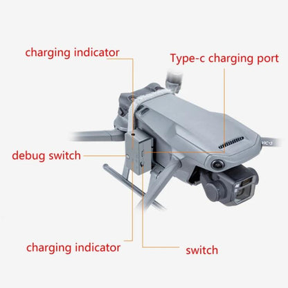 For DJI Mavic 3 Drone YX Airdrop System Rechargeable Thrower Load 500g(Gray) - Others by YX | Online Shopping UK | buy2fix