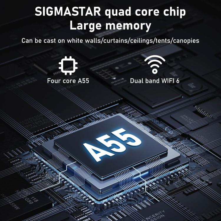 Home Mini Portable HD WIFI Projector(US Plug) - Mini Projector by buy2fix | Online Shopping UK | buy2fix