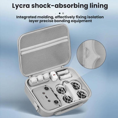 For DJI Neo BRDRC Portable Drone Accessories Protection Storage Bag(Gray) - Cases & Bags by BRDRC | Online Shopping UK | buy2fix