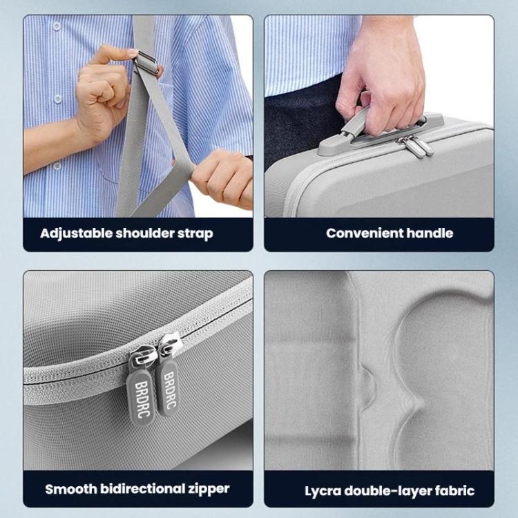 For DJI Neo BRDRC Portable Drone Accessories Protection Storage Bag(Gray) - Cases & Bags by BRDRC | Online Shopping UK | buy2fix