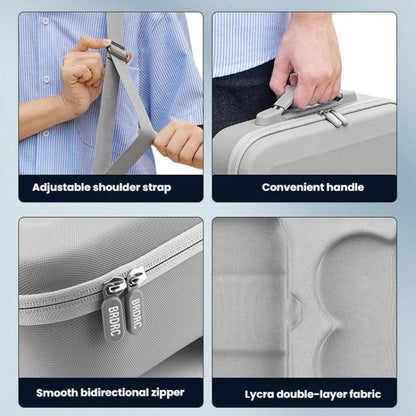 For DJI Neo BRDRC Portable Drone Accessories Protection Storage Bag(Gray) - Cases & Bags by BRDRC | Online Shopping UK | buy2fix