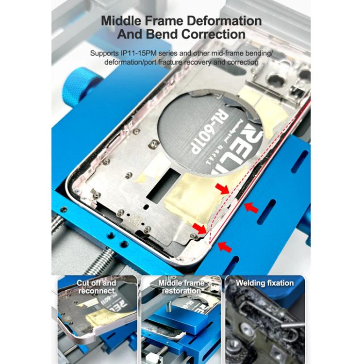 RELIFE RL-601P Mobile Phone Repair Middle Frame Corrector Deformed and Bent Side Frames and Back Covers Tool - Repair Fixture by RELIFE | Online Shopping UK | buy2fix