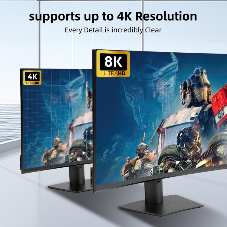 DP201 2 In 1 Out DisplayPort Switch 8K 30Hz HD Splitter For Computer Screen -  by buy2fix | Online Shopping UK | buy2fix