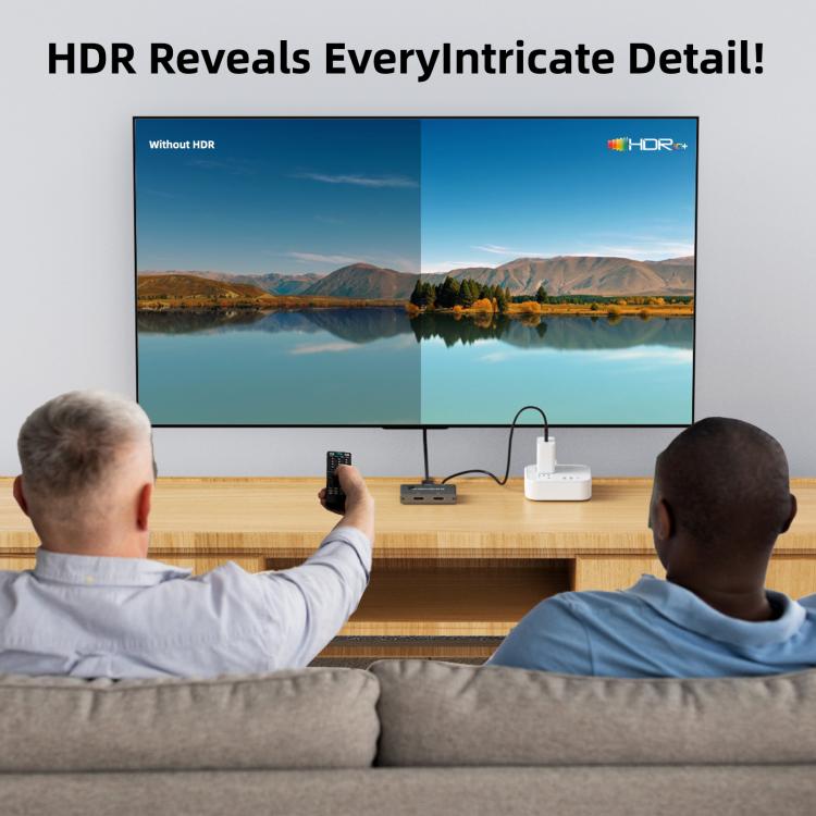 DP301 3 In 1 Out DisplayPort Switch 8K 30Hz HD Splitter For Computer Screen -  by buy2fix | Online Shopping UK | buy2fix