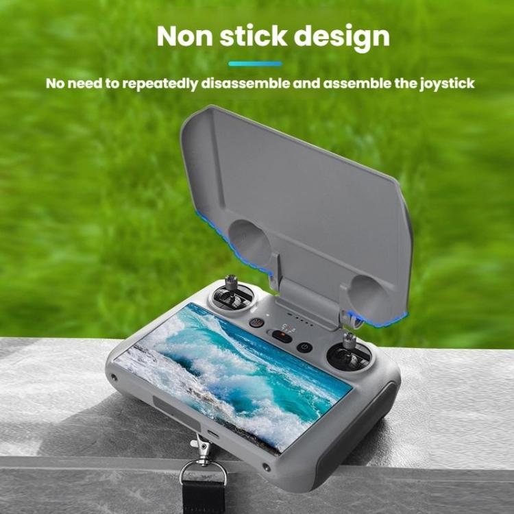 For DJI Mavic Air 2/Mavic 3 Pro BRDRC Remote Control Hood + Hanging Belt(2pcs /Set) - Other by BRDRC | Online Shopping UK | buy2fix