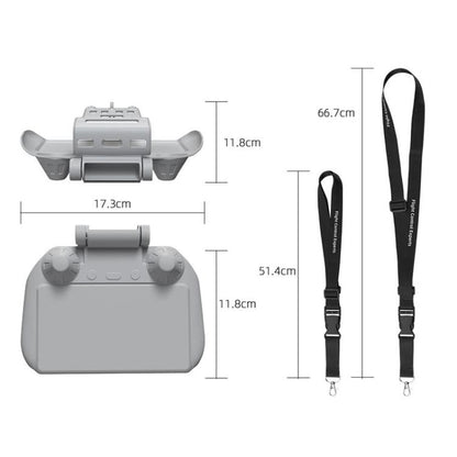 For DJI Mavic Air 2/Mavic 3 Pro BRDRC Remote Control Hood + Hanging Belt(2pcs /Set) - Other by BRDRC | Online Shopping UK | buy2fix