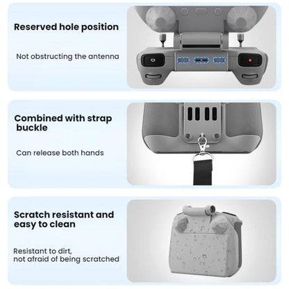 For DJI Mavic Air 2/Mavic 3 Pro BRDRC Remote Control Hood + Hanging Belt(2pcs /Set) - Other by BRDRC | Online Shopping UK | buy2fix