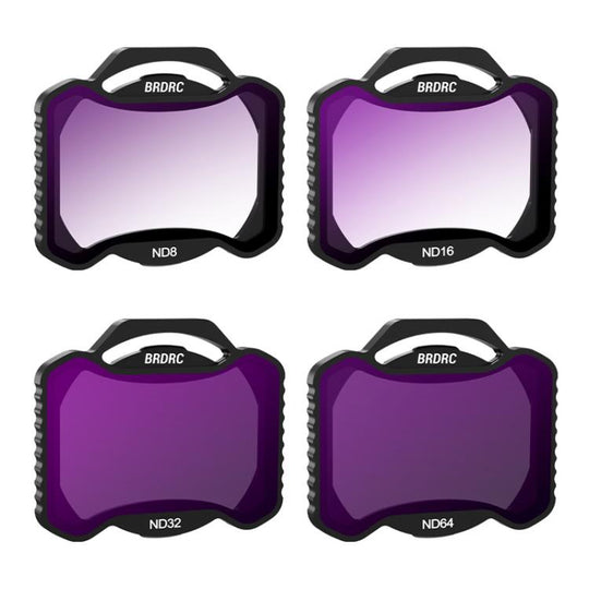 For DJI Avata 2 BRDRC Aluminum Frame Filter Accessories, Specification: ND8+ND16+ND32+ND64