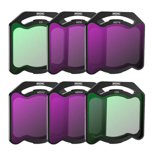 For DJI O4 Air Unit Pro BRDRC Filter Accessories, Specification: UV+CPL+ND8+ND16+ND32+ND64 - Spark Lens Filter by BRDRC | Online Shopping UK | buy2fix