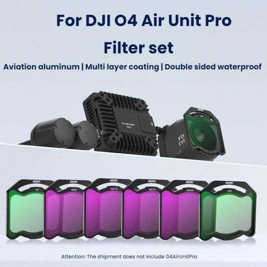 For DJI O4 Air Unit Pro BRDRC Filter Accessories, Specification: UV - Spark Lens Filter by BRDRC | Online Shopping UK | buy2fix