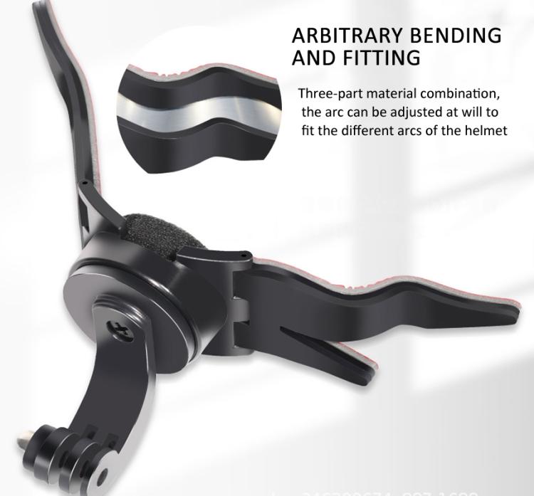 360-degree Rotatable Helmet Chin Mount for GoPro HERO/Insta360/DJI Osmo Action POV Camera Mount - Helmet Mount by buy2fix | Online Shopping UK | buy2fix