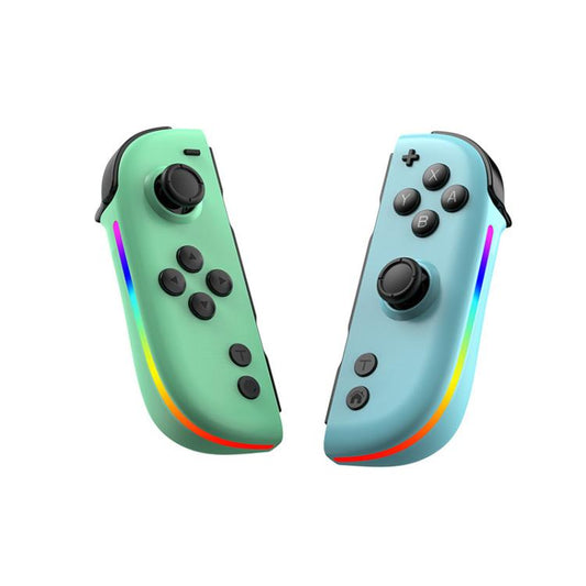 For Nintendo Switch JOY-05 Split Controllers TMR Hall Effect Joysticks, 6-Axis Motion & RGB Lighting(Green Blue) - Gamepads by buy2fix | Online Shopping UK | buy2fix