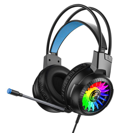 iMICE HD-490 RGB Light 7.1mm Glowing Headphones Computer Esports Wired Gaming Headset With Microphone - Multimedia Headset by iMICE | Online Shopping UK | buy2fix
