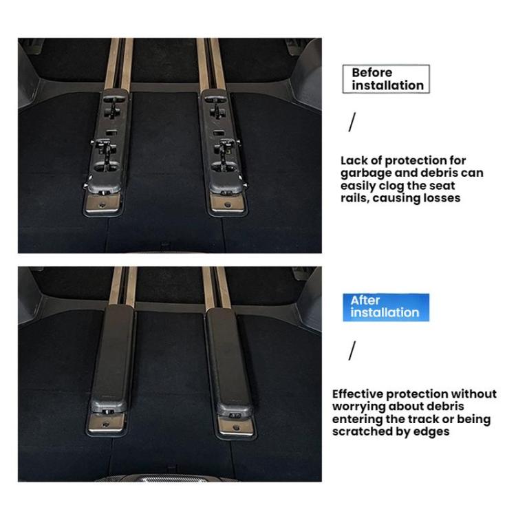 For Toyota Alphard/Vellfire Trunk Track Protection Cover(2015-2022 30 Series) - Car Interior Mouldings by buy2fix | Online Shopping UK | buy2fix