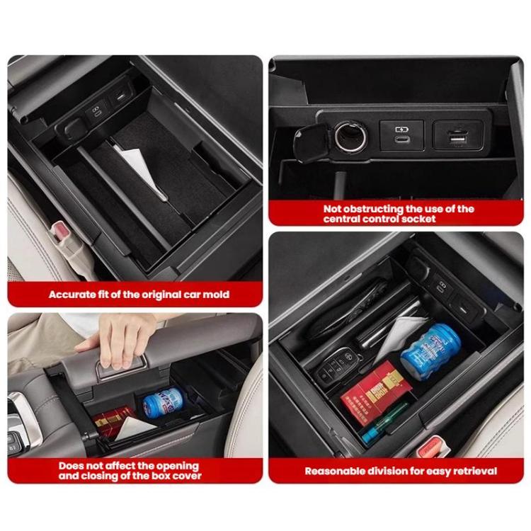 For 2024 Toyota Alphard/Vellfire 40 Series Handrail Storage Box(Black) - Stowing Tidying by buy2fix | Online Shopping UK | buy2fix