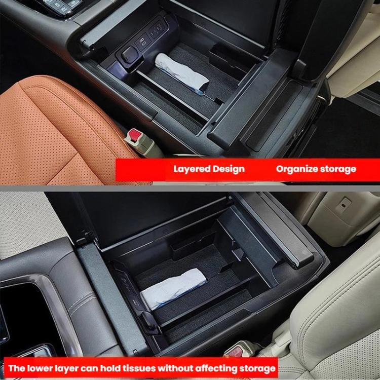 For 2024 Toyota Alphard/Vellfire 40 Series Handrail Storage Box(Black) - Stowing Tidying by buy2fix | Online Shopping UK | buy2fix