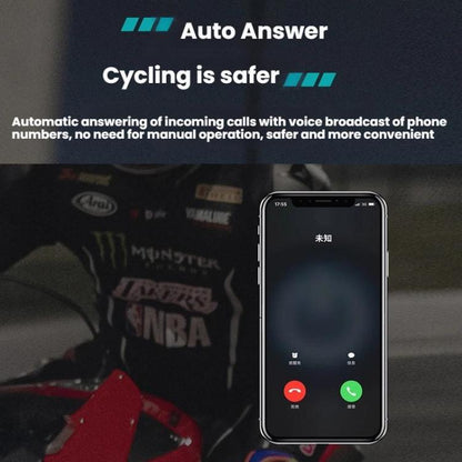 Motorcycle Helmet Waterproof Noise-reducing Headset(Hard Mic) - Motorcycle Walkie Talkie by buy2fix | Online Shopping UK | buy2fix