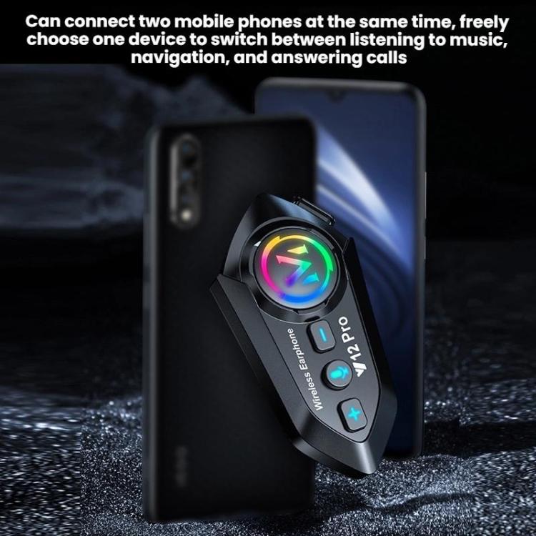 Motorcycle Helmet Waterproof Noise-reducing Headset(Hard Mic) - Motorcycle Walkie Talkie by buy2fix | Online Shopping UK | buy2fix