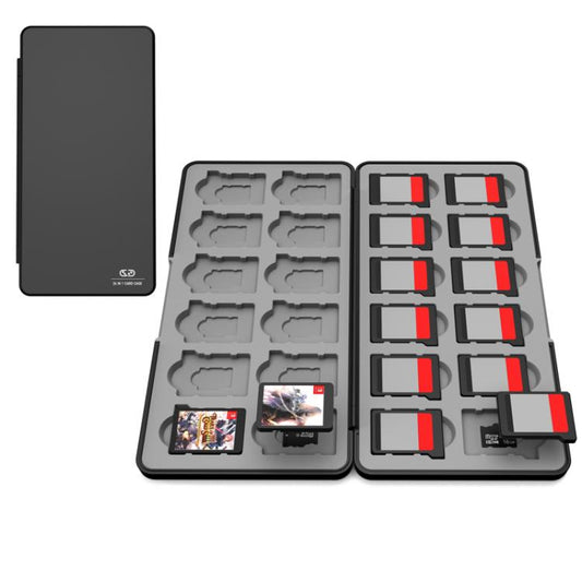 24 In 1 Magnetic Card Case For Nintendo Switch 2 /Switch Cartridges & SD Cards Holder - Bags by buy2fix | Online Shopping UK | buy2fix