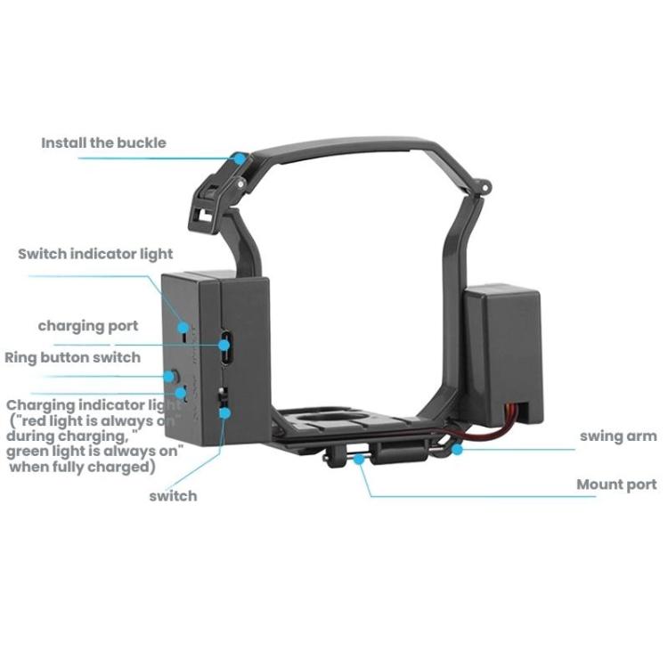 For DJI MAVIC 3/3 PRO BRDRC Drone Aerial Thrower(Dark Gray) - Others by BRDRC | Online Shopping UK | buy2fix