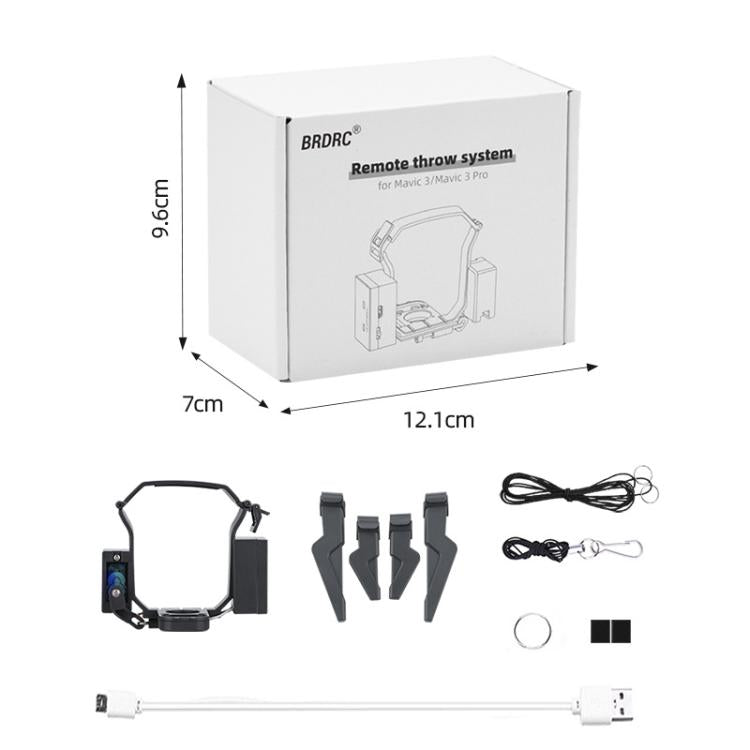 For DJI MAVIC 3/3 PRO BRDRC Drone Aerial Thrower(Dark Gray) - Others by BRDRC | Online Shopping UK | buy2fix