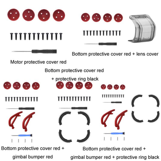 For DJI Avata 2 BRDRC Motor Dust Protection Cover Accessories, Specification: Bottom Cover + Protection Ring - Other by BRDRC | Online Shopping UK | buy2fix