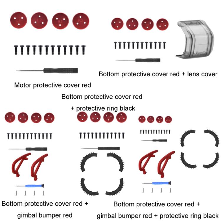 For DJI Avata 2 BRDRC Motor Dust Protection Cover Accessories, Specification: Bottom Cover + Gimbal Bumper - Other by BRDRC | Online Shopping UK | buy2fix