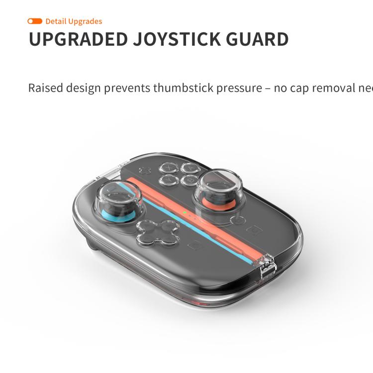For Nintendo Switch 2 Joy-Con Controllers Crystal Clear Hard Case with 6 Game Card Storage Slots - Cases by buy2fix | Online Shopping UK | buy2fix