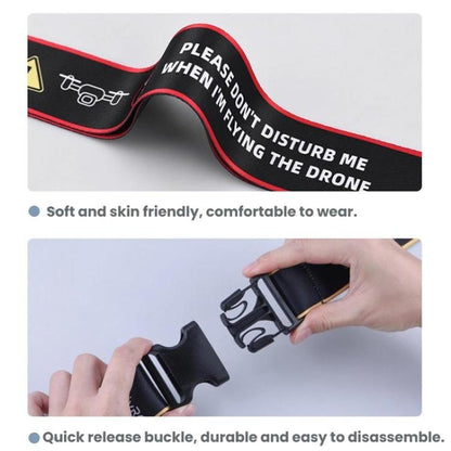 For DJI MINI 4 PRO/Mavic 3/AIR 3/NEO BRDRC Remote Control Widened Lanyard(Red Edge) - Others by BRDRC | Online Shopping UK | buy2fix