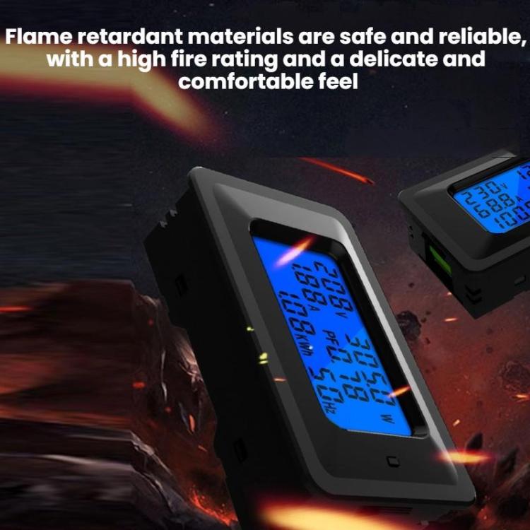 Multifunctional Electric Meter AC Digital Voltage Frequency Monitor, Specification: AC 20A 4400W - Current & Voltage Tester by buy2fix | Online Shopping UK | buy2fix