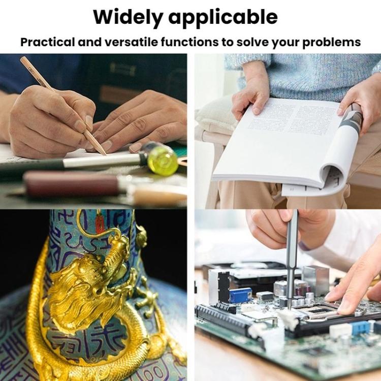 10X 72LEDs Optical Magnifying Glass Hose Type Mobile Phone Holder(Black) - Others by buy2fix | Online Shopping UK | buy2fix