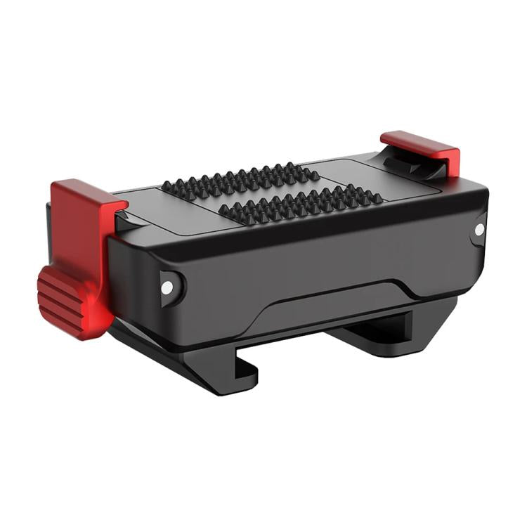 For DJI Osmo Action 5 Pro/Action 4/Action 3 Magnetic Quick Release Adapter with Cold Shoe Mount Base(Black) - Mount & Holder by buy2fix | Online Shopping UK | buy2fix