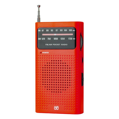 FM/AM Full-Band Channel Pocket Portable Pointer Radio Player(Red) - Radio Player by buy2fix | Online Shopping UK | buy2fix