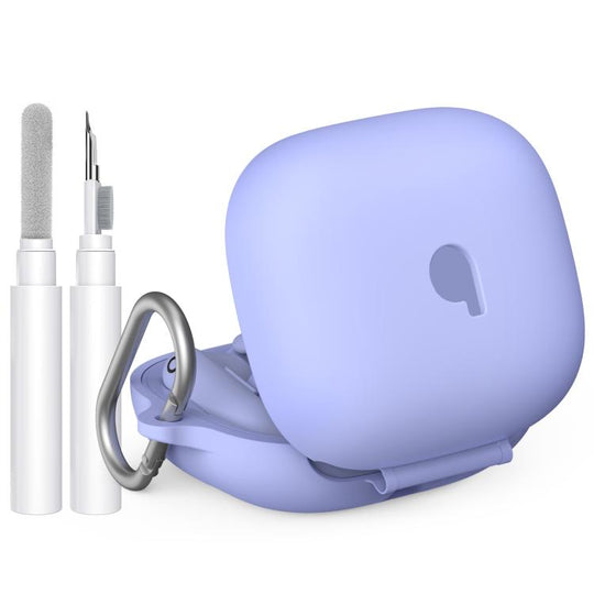 For Beats Powerbeats Pro 2 AhaStyle WG179 Silicone Integrated Protective Case With 2 Brushes(Purple)