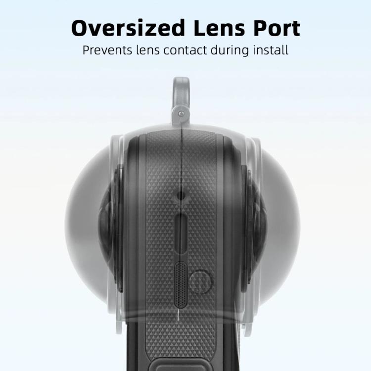For Insta360 X5 Camera Flymile Lens Protective Cover Dustproof & Scratch-Resistant Anti-Fall Protector Cap(Black) - Len Accessories by Flymile | Online Shopping UK | buy2fix