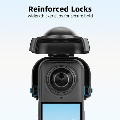 For Insta360 X5 Camera Flymile Lens Protective Cover Dustproof & Scratch-Resistant Anti-Fall Protector Cap(Black) - Len Accessories by Flymile | Online Shopping UK | buy2fix