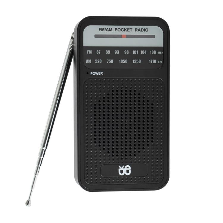 Portable Pointer AM/FM Full Channel Radio(Black) - Radio Player by buy2fix | Online Shopping UK | buy2fix