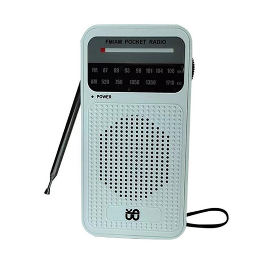 Portable Pointer AM/FM Full Channel Radio(White) - Radio Player by buy2fix | Online Shopping UK | buy2fix