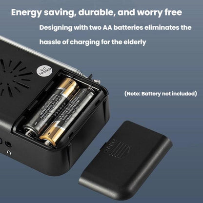 Portable Pointer AM/FM Full Channel Radio(Black) - Radio Player by buy2fix | Online Shopping UK | buy2fix