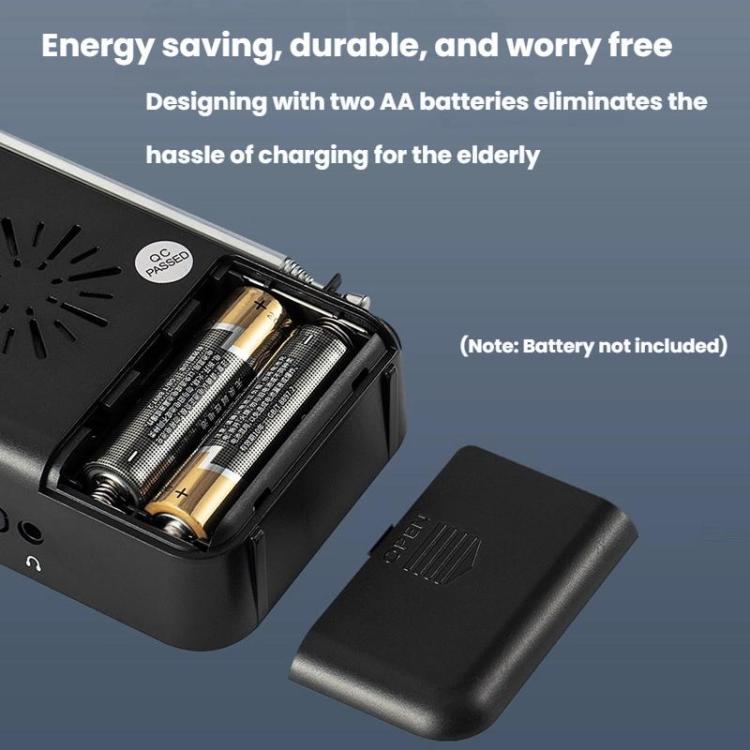 Portable Pointer AM/FM Full Channel Radio(White) - Radio Player by buy2fix | Online Shopping UK | buy2fix