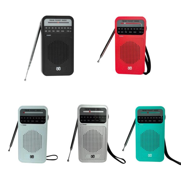 Portable Pointer AM/FM Full Channel Radio(White) - Radio Player by buy2fix | Online Shopping UK | buy2fix