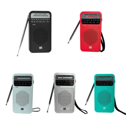 Portable Pointer AM/FM Full Channel Radio(White) - Radio Player by buy2fix | Online Shopping UK | buy2fix