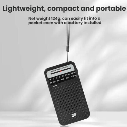 Portable Pointer AM/FM Full Channel Radio(White) - Radio Player by buy2fix | Online Shopping UK | buy2fix