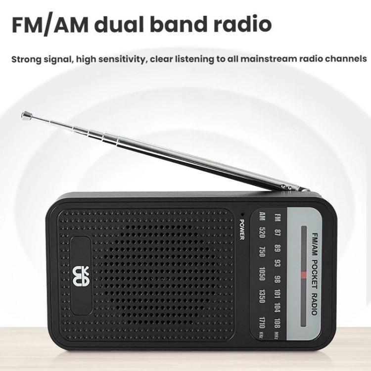 Portable Pointer AM/FM Full Channel Radio(Green) - Radio Player by buy2fix | Online Shopping UK | buy2fix