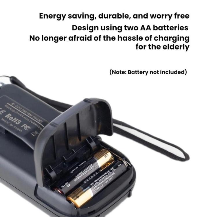 Portable FM/AM/SW Multi-Band High-Sensitivity Clock-Controlled Radio Player, Specification: For EU(White) - Radio Player by buy2fix | Online Shopping UK | buy2fix