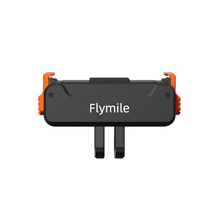For DJI Osmo Action 5 Pro /4/3 Flymile Magnetic Quick Release Base With 1/4-inch Screw & 2-claw Interface(Black) - Mount & Holder by Flymile | Online Shopping UK | buy2fix