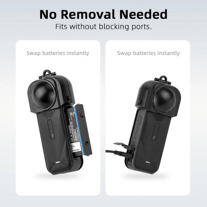 For Insta360 X5 Flymile Lens & Screen Protective Cover Anti-Scratch Gimbal Guard Shield(Blue) - Case & Bags by Flymile | Online Shopping UK | buy2fix